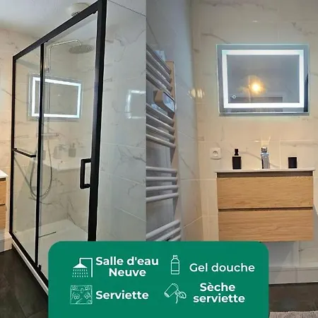 T3 Duplex Thonon Centre - Parking - Gare - Thermes Esterno foto